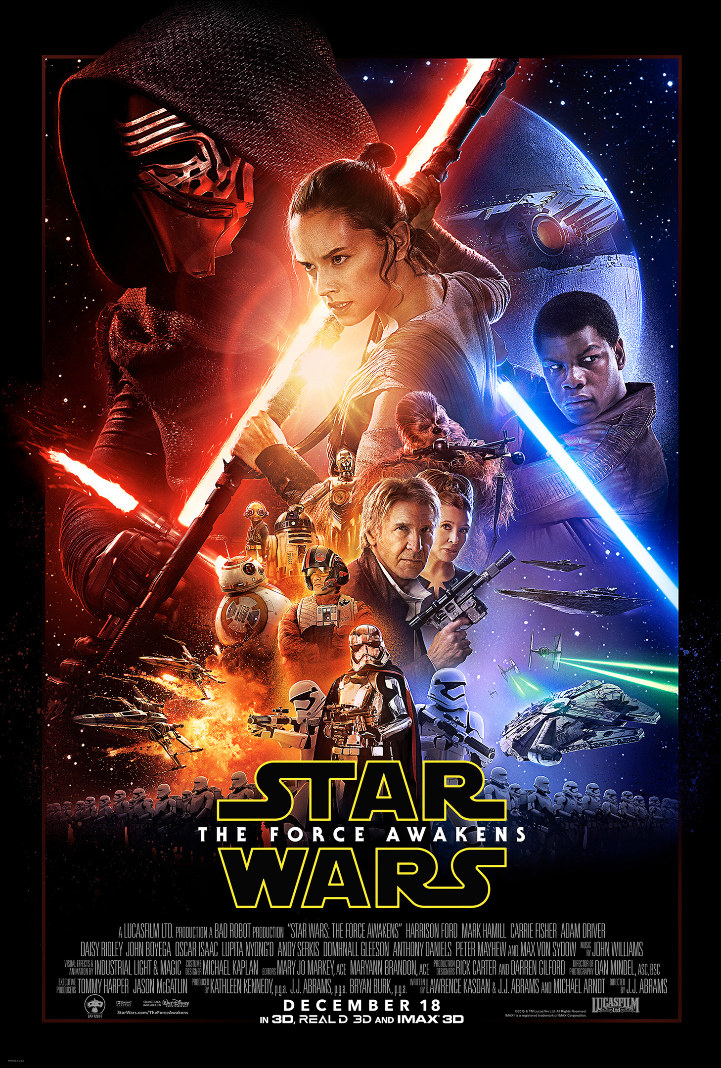 Star Wars Episode VII: The Force Awakens Theatrical Poster